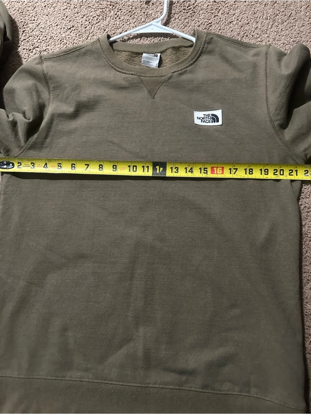 The North Face Olive Green Crewneck Sweatshirt